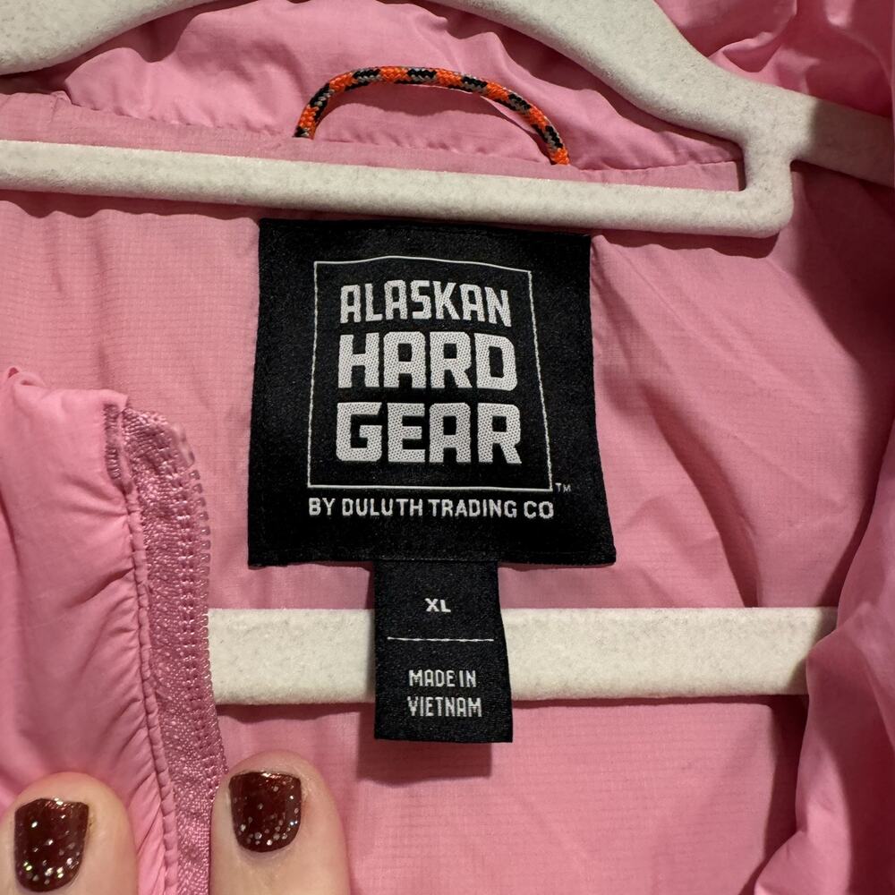 Duluth Trading Alaskan Headgear Livengood Vest Insulated Pink Longline Size XL - Picture 4 of 8
